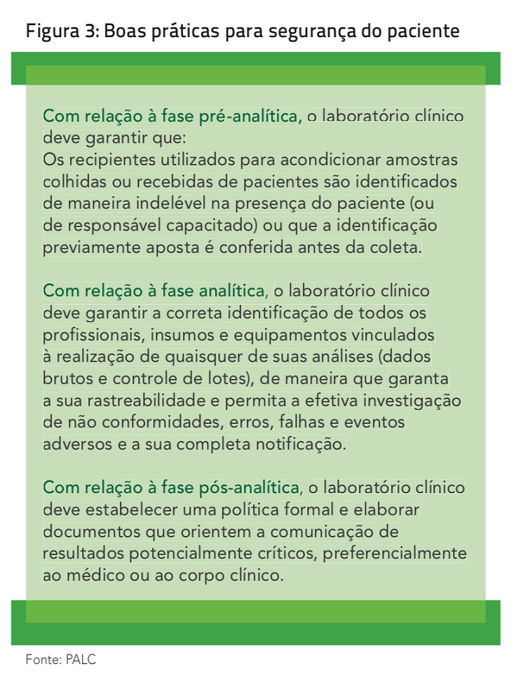 A segurança do paciente no laboratório clínico