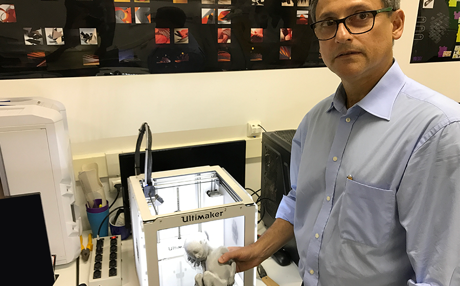 Ultrassom fetal impresso em 3D - Feto 3D