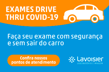 Exames da Covid-19 sem sair do carro