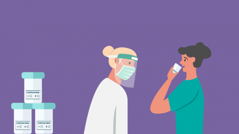Teste de COVID pela saliva: Exame simples e indolor